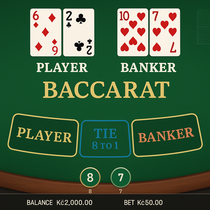 YoYo Casino - Baccarat Table Game - Stolní Hry